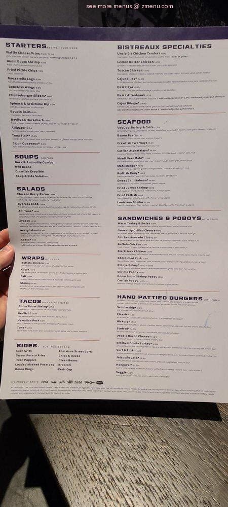 Share it with friends or find your next meal. . Walk ons menu lakeland